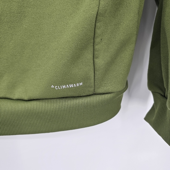 Adidas pro sport basketball club green pullover hoodie men's size large - Picture 5 of 10